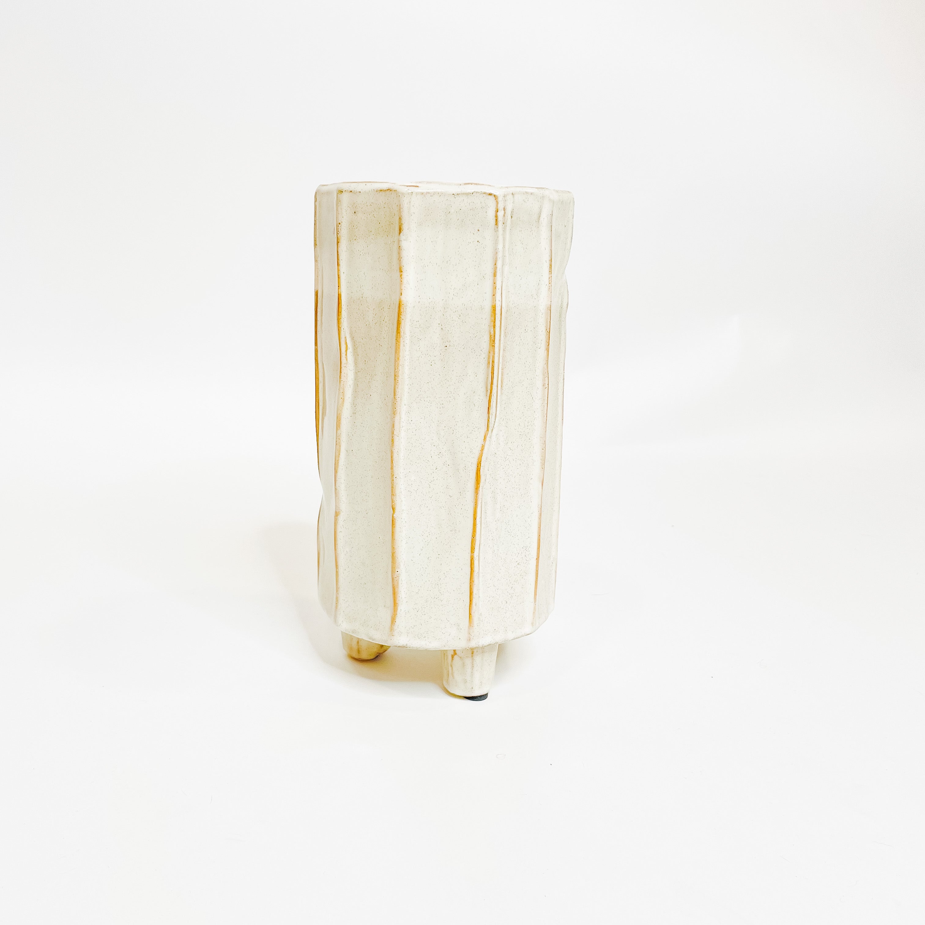 White Ceramic Planters 5 Sizes