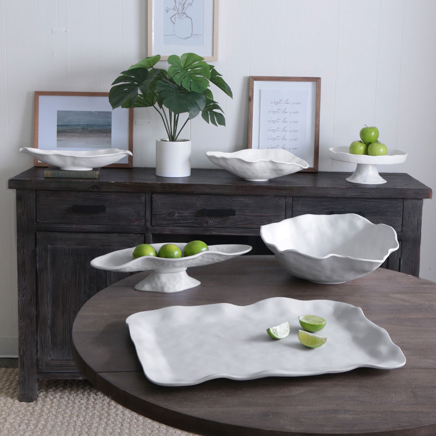 Beatriz Ball VIDA Nube Pedestal Cracker Tray