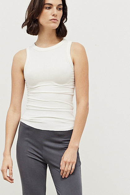 Hi-Neck Ribbed Tank