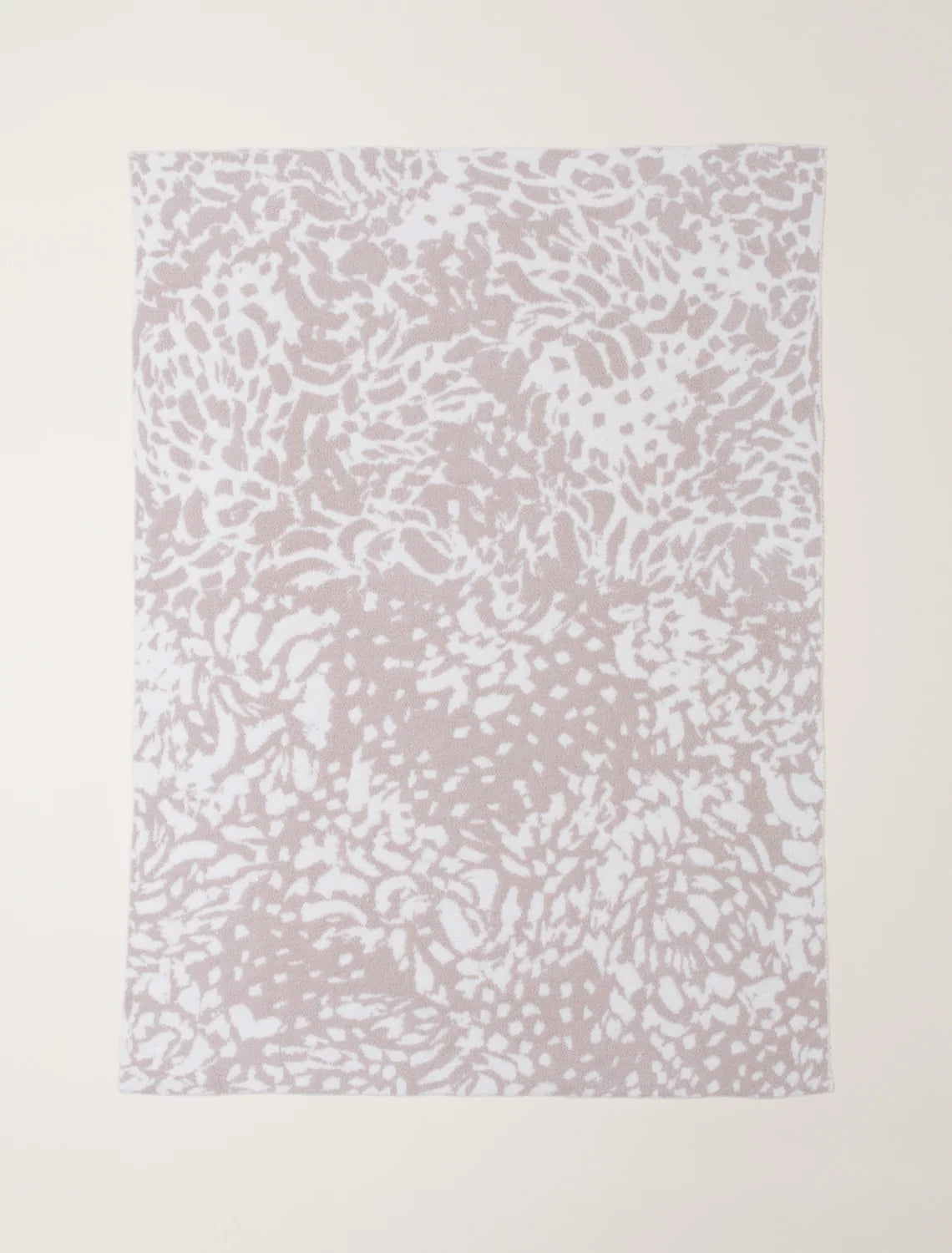 Barefoot Dreams CozyChic Cream/Sand Dollar Bloom Blanket