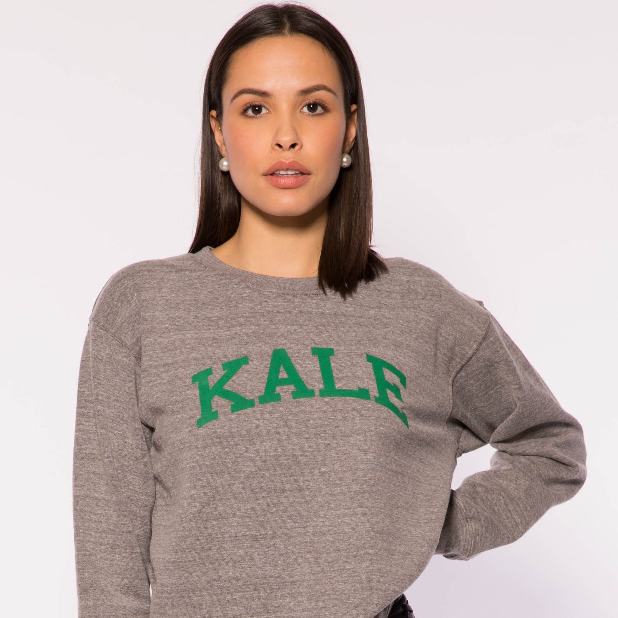 Heather Grey Kale Sweatshirt