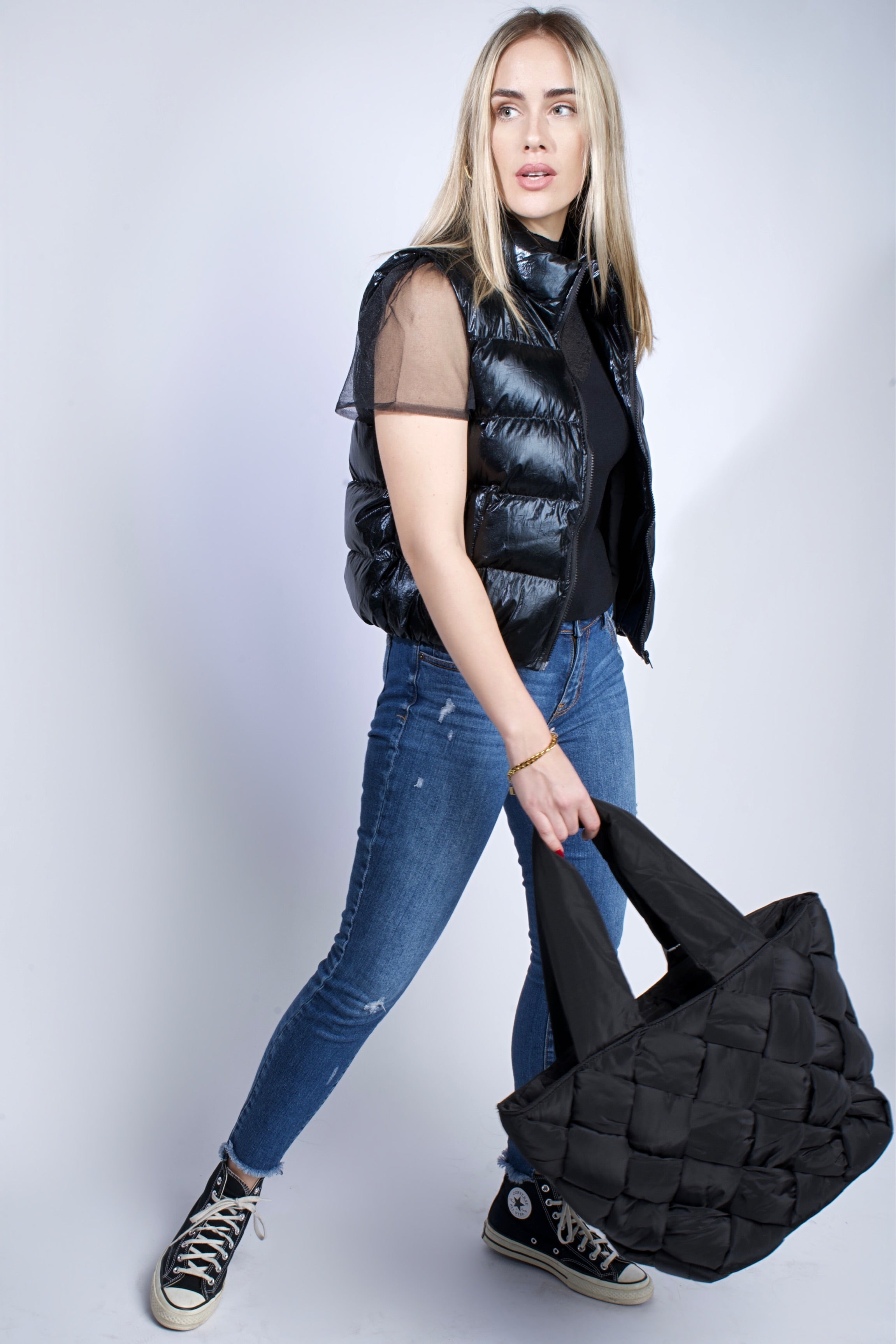 Black Puffer Vest