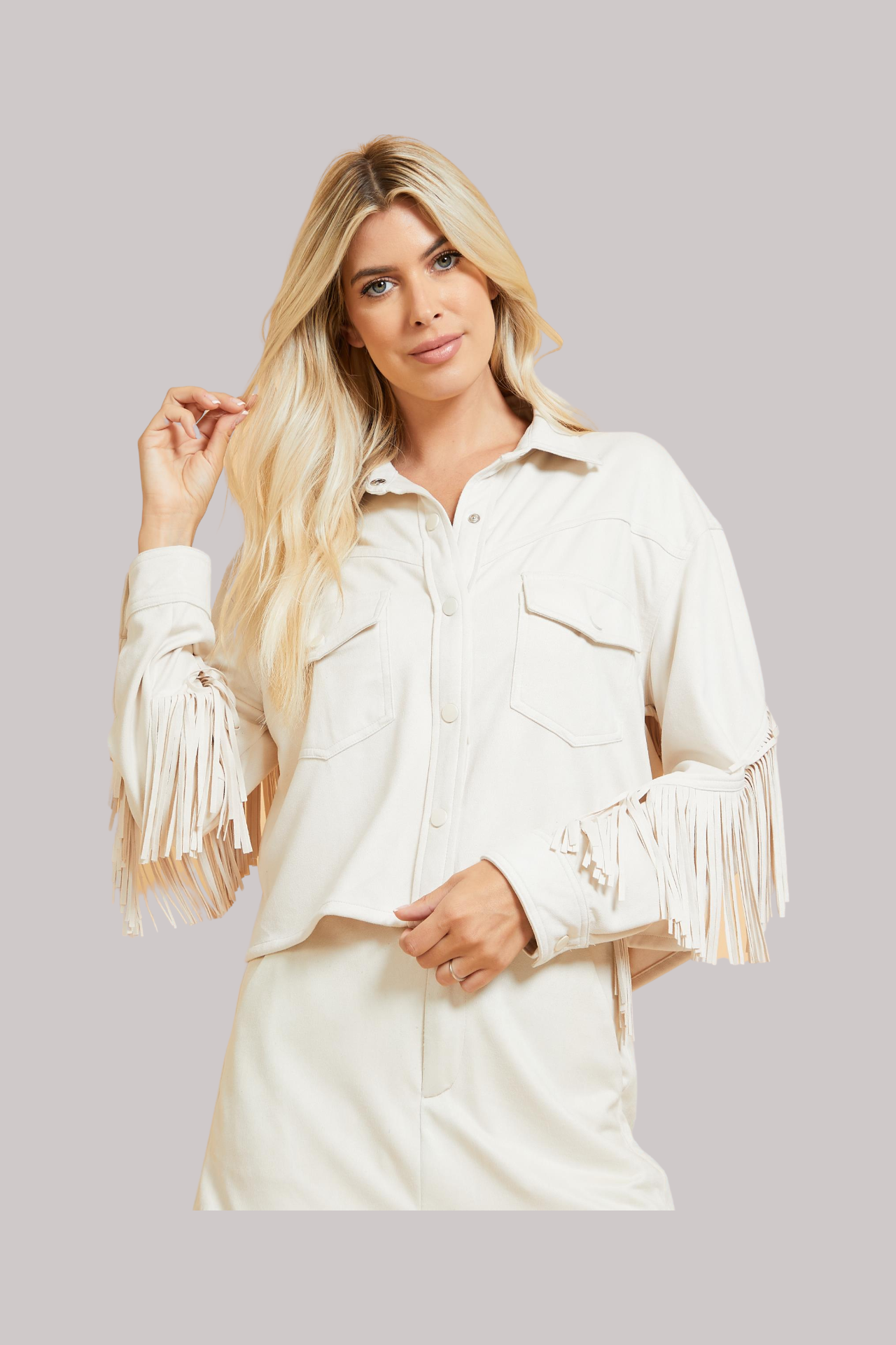 Fringe Crop Jacket